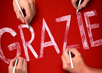 Grazie a tutti voi