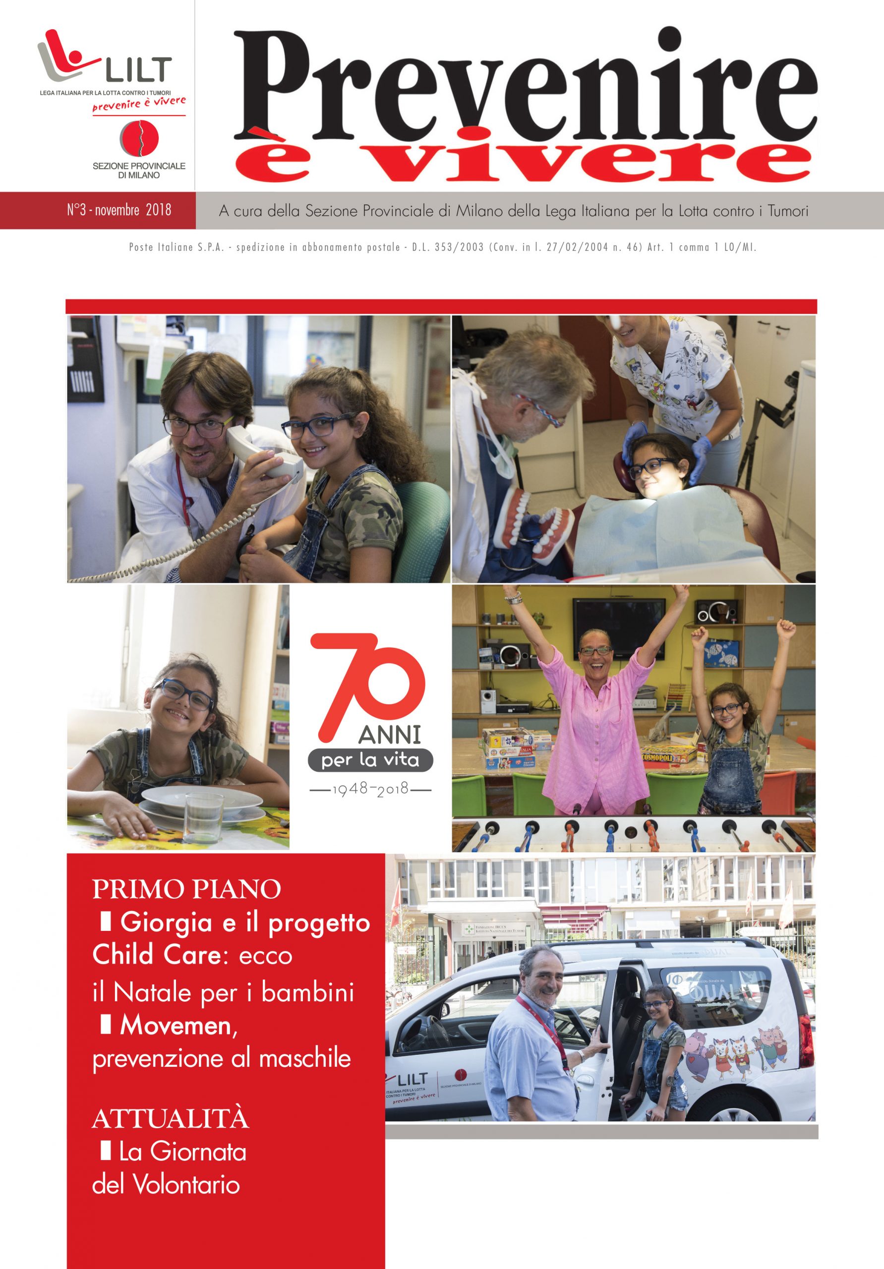 Prevenire è Vivere – Novembre 2018